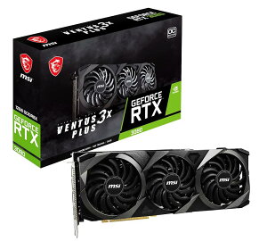 yςݕiz MSI GeForce RTX 3080 VENTUS 3X PLUS 12G OC LHR OtBbNX{[h VD8008 ubN