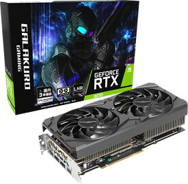 玄人志向 NVIDIA GeForce RTX3070 搭載 グラフィックボード GDDR6 8GB GALAKURO GAMINGモデル GG-RTX3070-E8GB/OC/DF/LHR (整備済み品)