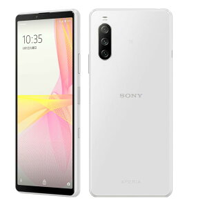 �y�����ςݕi�z SONY �\�j�[ Xperia 10 III �z���C�g SIM�t���[ �X�}�[�g�t�H�� SIM���b�N���� 6GB/128GB 6�C���` �L�@EL�f�B�X�v���C 180���ۏ�