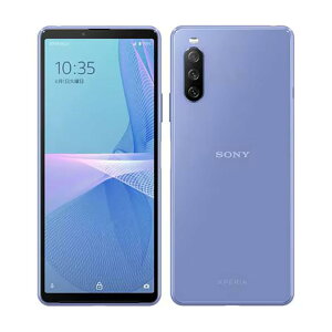 �y�����ςݕi�z SONY �\�j�[ Xperia 10 III �u���[ SIM�t���[ �X�}�[�g�t�H�� SIM���b�N���� 6GB/128GB 6�C���` �L�@EL�f�B�X�v���C 180���ۏ�