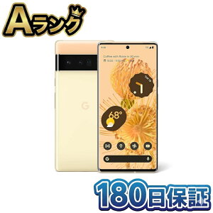 �y�����ςݕi�z Google Pixel 6 Pro GF5KQ 128GB Sorta Sunny SIM�t���[ (�����ςݕi)