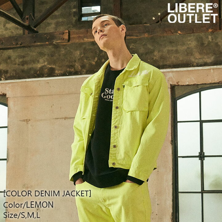 楽天市場】LIBERE リベーレ カラー デニム ジャケット アウター 上着 