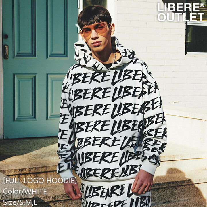 楽天市場】LIBERE リベーレ フル ロゴ フーディー パーカー プル 