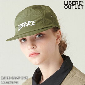 半額★LIBERE リベーレ ロゴ キャンプ キャップ 帽子 KHAKI カーキ オリーブ[LOGO CAMP CAP/OLIVE] 公式アウトレット