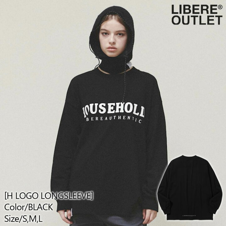 楽天市場】50%OFF☆LIBERE リベーレ 黒 ブラック[H LOGO LONGSLEEVE 