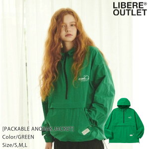LIBERE x[ pbJu AmbN WPbg AE^[ 㒅  O[[PACKABLE ANORAK JACKET/GREEN]AEgbg