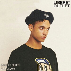 LIBERE ���x�[�� �`�[�L�[ �x���[ �x���[�X �X�q �� �l�C�r�[[CHEEKY BERET/NAVY]�����A�E�g���b�g