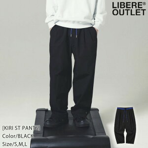 LIBERE ���x�[�� �L�� �X�g���[�g �p���c ���Y�{�� �� �u���b�N[KIRI ST PANTS/BLACK]�����A�E�g���b�g