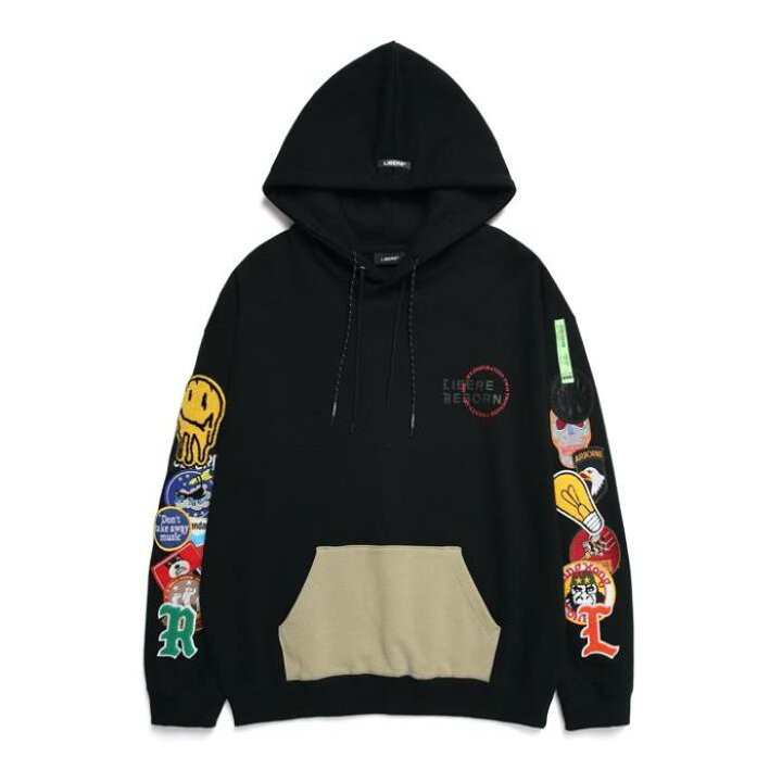 楽天市場】LIBERE リベーレ リミテッド ワッペン フーディー パーカー 