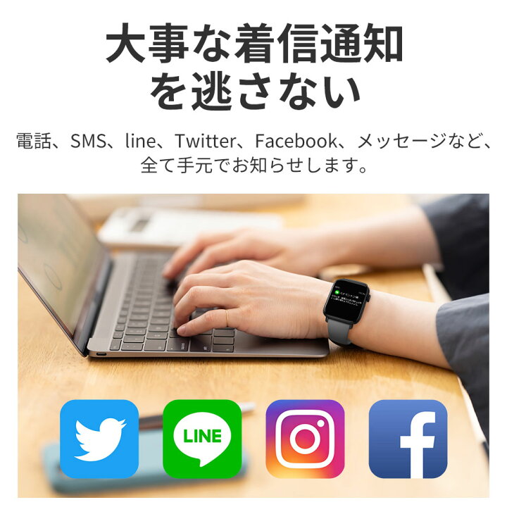 楽天市場】「楽天1位」＼リニューアル新発売！／スマートウォッチ 1.54 