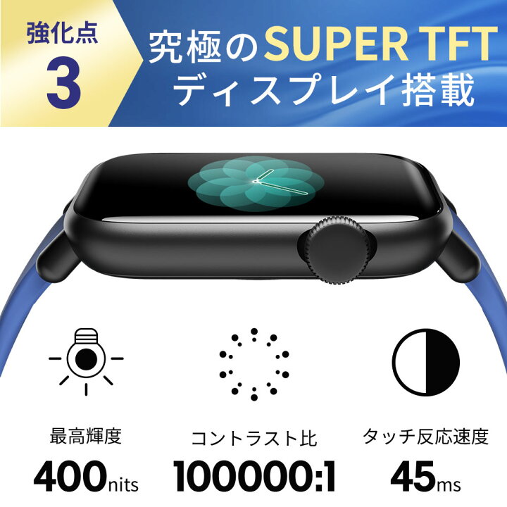 楽天市場】「楽天1位」＼リニューアル新発売！／スマートウォッチ 1.54 