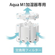 Aqua M1加湿器専用 抗菌フィルター 交換用フィルター 替えるフィルター 高性能 乾燥対策 加湿器用交換フ…