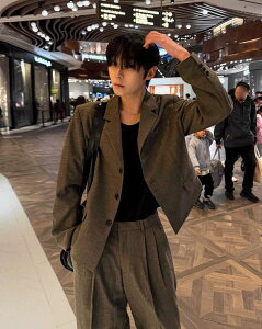 [COSYHARU]Stan Two-tuck Wide Slacks