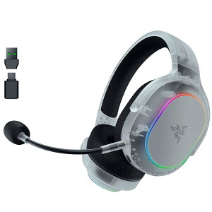Razer ���C�U�[ Barracuda X Chroma Phantom White Edition ���C�����X�Q�[�~���O�w�b�h�Z�b�g TriForce40mm�h���C�o�[