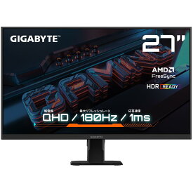 GIGABYTE ゲーミングモニター 27インチ QHD 2560x1440 180Hz 1ms SS IPS 国内3年保証 GS27QA