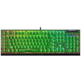 Minecraft ゲーミングキーボード Razer レイザー BlackWidow V4 X Minecraft Edition【日本正規代理店保証品】