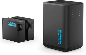 【GoPro公式】デュアルバッテリーチャージャー + Enduro バッテリー HERO13 Black用 2個セット | AEDBD-201-AS [国内正規品]