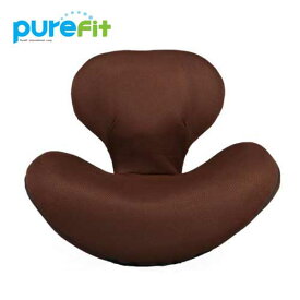 ピュアフィット ゆらゆら姿勢座椅子 ブラウン [PF2300] くびれウエスト、ポッコリお腹、姿勢、骨盤が気になる方に最適 purefit