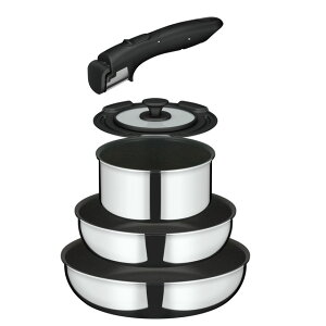 �T�[���X �����̂Ƃ��t���C�p�� 5�_�Z�b�g �X�e�����X KSF-5A (S) THERMOS �t���C�p��22cm�A26cm ��16cm �I�[�u�� �R���p�N�g���[ IH �K�X �H��@ �h�J�r PFOA�EPFOS�s�g�p �f�����u���R�[�g �~���[
