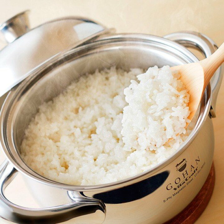 楽天市場】ビタクラフト ごはん鍋 2.0L 3合炊き 3850 両手鍋 5層構造 