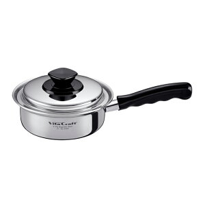 ビタクラフト Vシリーズ 片手鍋 0.9L 内径14cm 5580 全面多層構造 IH対応 美味しい 長持ち 熱伝導率抜群 高耐久ステンレス ECO 省エネ Vita Craft