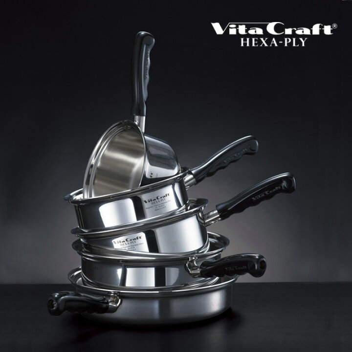 楽天市場】ビタクラフト Vita Craft ヘキサプライ 片手ナベ 1.9L 6114 