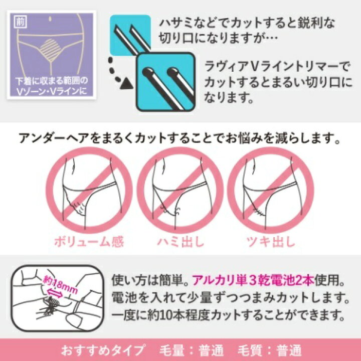 奉呈 正規代理店 ビキニライン専用ヒートカッター ラヴィア Ravia Vライントリマー コームなし メール便 日本郵便 当日出荷 土日祝除 Discoversvg Com