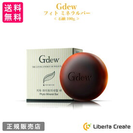 Gdew フィトミネラルバー（石鹸：顔・全身） 100g 植物マグマ 洗顔石鹸 角質 ニキビ 肌荒れ 敏感肌 エイジングケア 水溶性野生ミネラル 植物エキス エッセンシャルオイル 肌トラブル 無着色 無香料 防腐剤不使用 固形 チャーミング