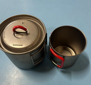 Goj[ X^bLOłZbg Ti Mug pot 500 + Ti FH Mug 300 EVERNEW ECA537{ECA541Zbg NbJ[ |bg }O Lv