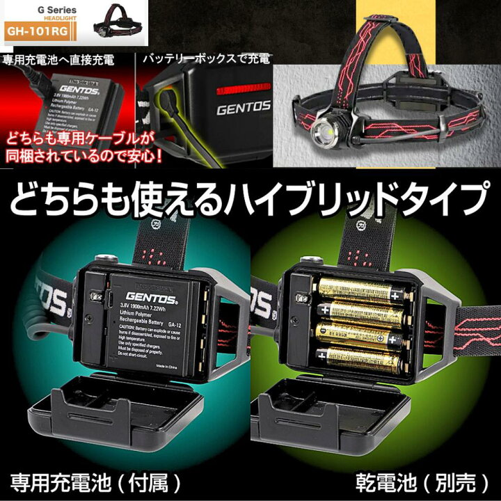 楽天市場】【イベント期間中特別価格！ 4/17 9:59まで】GENTOS ヘッド 