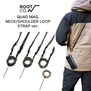 ROOT CO. GRAVITY QUADMAG. NECK/SHOULDER LOOP STRAP ver. ���[�g�R�[ �O���r�e�B �N�A�b�h�}�O �l�b�N�X�g���b�v �V�����_�[�X�g���b�v ���[�v �X�g���b�v �}�O�l�b�g�W���C���g �L�����v �A�E�g�h�A
