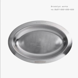 【お買い物マラソン 特別価格！10/9 1:59まで】BROOKLYN WORKS OVAL PLATE Sサイズ ブルックリンワークス オーバルプレートS