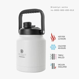 【期間中 10％OFF！7/11 1:59 まで！】ジャグ ブルックリンワークス WATER JUG 2.5L ウォータージャグ 2.5リットル BROOKLYN WORKS キャンプ アウトドア アイスジャグ ウォータータンク