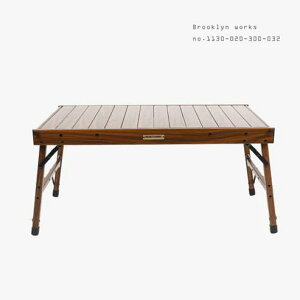 �u���b�N�������[�N�X ALUMINIUM BUNNER TABLE �A���~�o�[�i�[�e�[�u�� BROOKLYN WORKS �L�����v �A�E�g�h�A