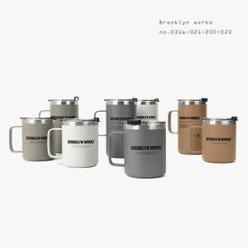 【期間中 15％OFF！7/11 1:59 まで！】ブルックリンワークス CUP W Mサイズ ステンレス製ダブルマグカップM BROOKLYN WORKS キャンプ アウトドア