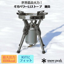 楽天市場】スノーピーク(snow peak) ギガパワー プレートバーナーli gs 