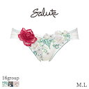 【25%OFF・8/12 10:59まで】サルート Salute 16グループ ワコール ショーツ はきこみ丈あさめ ハイレッグショーツ(M L)PTJ716【メール便04】