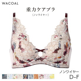 【2/16 10:59まで22%OFF】ワコール 重力ケアブラ ブラジャー 3/4カップ ノンワイヤー(D E F)BXB194