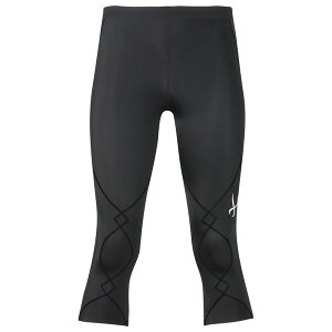 20%OFF CW-X ワコール メンズ スポーツボトム 股関節・ひざサポート エキスパートモデル3.0 セミロング スポーツタイツ(S M L)HXO497【メール便24】