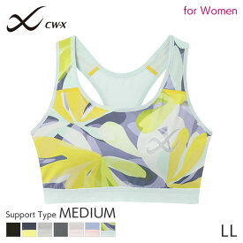 25%OFF CW-X ワコール レディース ミディアムサポート スポーツブラ スポーツゆれケアブラ ノンワイヤー Yバック カップ内蔵型(LL)HTY020