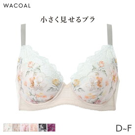 25%OFF ワコール 小さく見せるブラ レーシィ ブラジャー 3/4カップ(D E F)BRB453