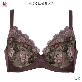 15%OFF ワコール 小さく見せるブラ レーシィ ブラジャー 3/4カップ(D E Fカップ)BRB453