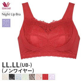 《5/27 10:59まで20%OFF》ワコール ナイトアップブラ ブラジャー ノンワイヤー(LL LL(UB-)サイズ)BRA166【メール便10】