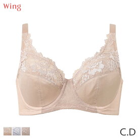 【2/16 10:59まで22%OFF】ウイング ブラジャー フルカップ バストをしっかり包み込むブラ(C D)KB2115