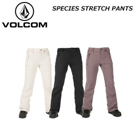 VOLCOM ボルコム ウェア SPECIES STRETCH PANT スピーシーズ ストレッチ パンツ 22-23 モデル (2023) スノーウェア スキー スノーボード レディース ガールズ