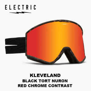 ELECTRIC GNgbN S[O KLEVELAND BLACK TORT NURON RED CHROME CONTRAST 23-24 fyԕisiz