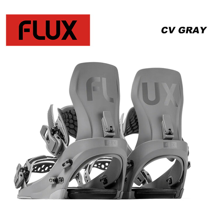 楽天市場】FLUX フラックス スノーボード ビンディング CV GRAY 23-24 