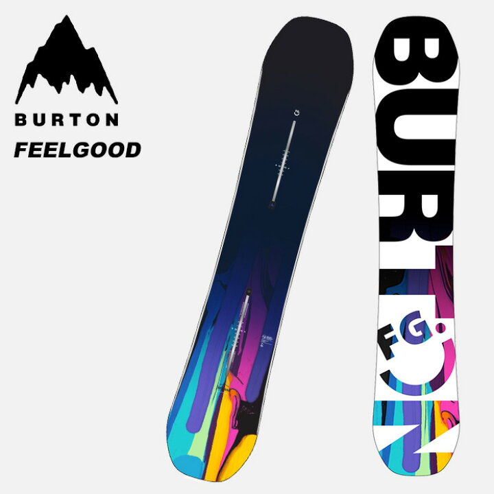 楽天市場】BURTON バートン スノーボード 板 FEELGOOD 23-24 モデル 