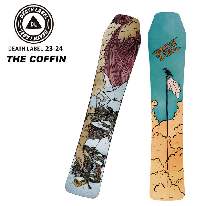 楽天市場】DEATHLABEL デスレーベル スノーボード 板 THE COFFIN 23-24  