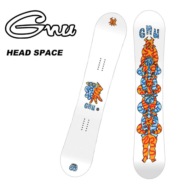 楽天市場】GNU グヌー スノーボード 板 HEAD SPACE 23-24 モデル 